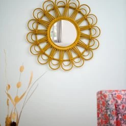 Chumbakdesign Decor & Living Eye-See You Boho Mirror- Yellow