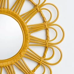 Chumbakdesign Decor & Living Eye-See You Boho Mirror- Yellow 11 Chumbakdesign Decor & Living Eye-See You Boho Mirror- Yellow