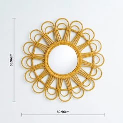 Chumbakdesign Decor & Living Eye-See You Boho Mirror- Yellow 13 Chumbakdesign Decor & Living Eye-See You Boho Mirror- Yellow