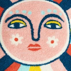 Chumbakdesign Bed & Furnishing Sunshine Embroidered Cushion-16”