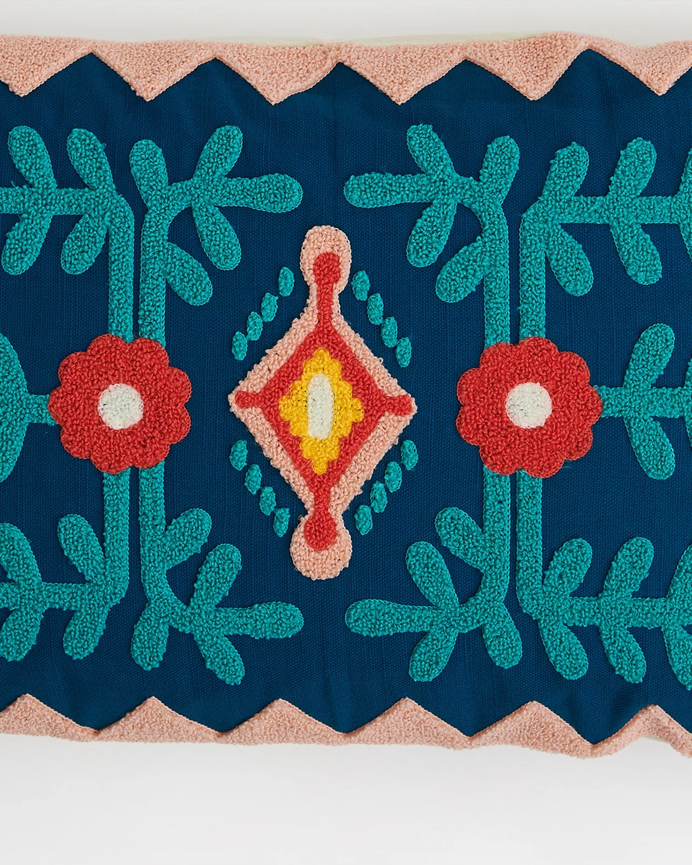 Chumbakdesign Moroccan Mirror Work Cushion Cover- 30cms X 50cms 6 Chumbakdesign Moroccan Mirror Work Cushion Cover- 30cms X 50cms