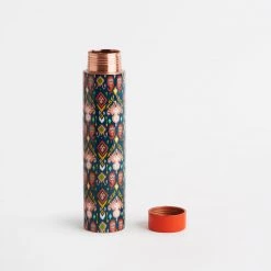 Chumbakdesign Indie Ikkat Copper Bottle Souvenirs & Collectibles