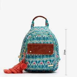 Chumbakdesign Folk Art Ikkat Mini Backpack Bags & Accessories