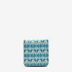 Chumbakdesign Bags & Accessories Ikkat Chevron Wallet - Blue