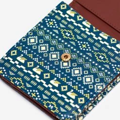 Chumbakdesign Bags & Accessories Tribal Aztec Wallet - Blue