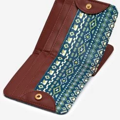 Chumbakdesign Bags & Accessories Tribal Aztec Wallet - Blue