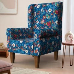 Chumbakdesign The Begum Wing Chair -Printed Furniture & Storage