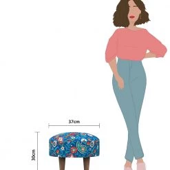 Chumbakdesign Furniture & Storage Begum Foot Rest -India Paisleys