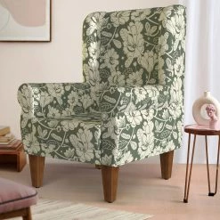 Chumbakdesign Begum Wing Chair - Grey's Garden