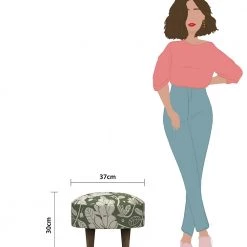 Chumbakdesign Begum Foot Rest - Grey's Garden Furniture & Storage