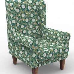 Chumbakdesign The Begum Wing Chair -Printed Furniture & Storage