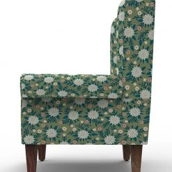 Chumbakdesign Begum Wing Chair - Spring Marigold Green Furniture & Storage