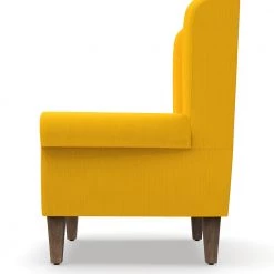Chumbakdesign Furniture & Storage Begum Wing Chair - Sahara Mustard