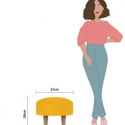 Chumbakdesign Begum Foot Rest - Plain