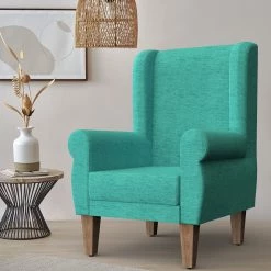 Chumbakdesign The Begum Wing Chair -Printed Furniture & Storage