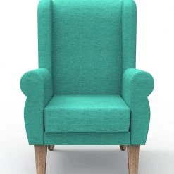 Chumbakdesign Furniture & Storage Begum Wing Chair - Maldivian Teal 11 Chumbakdesign Furniture & Storage Begum Wing Chair - Maldivian Teal