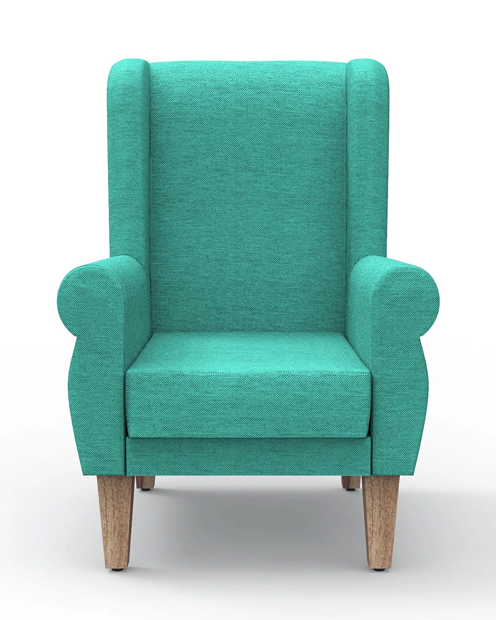 Chumbakdesign Furniture & Storage Begum Wing Chair - Maldivian Teal 4 Chumbakdesign Furniture & Storage Begum Wing Chair - Maldivian Teal