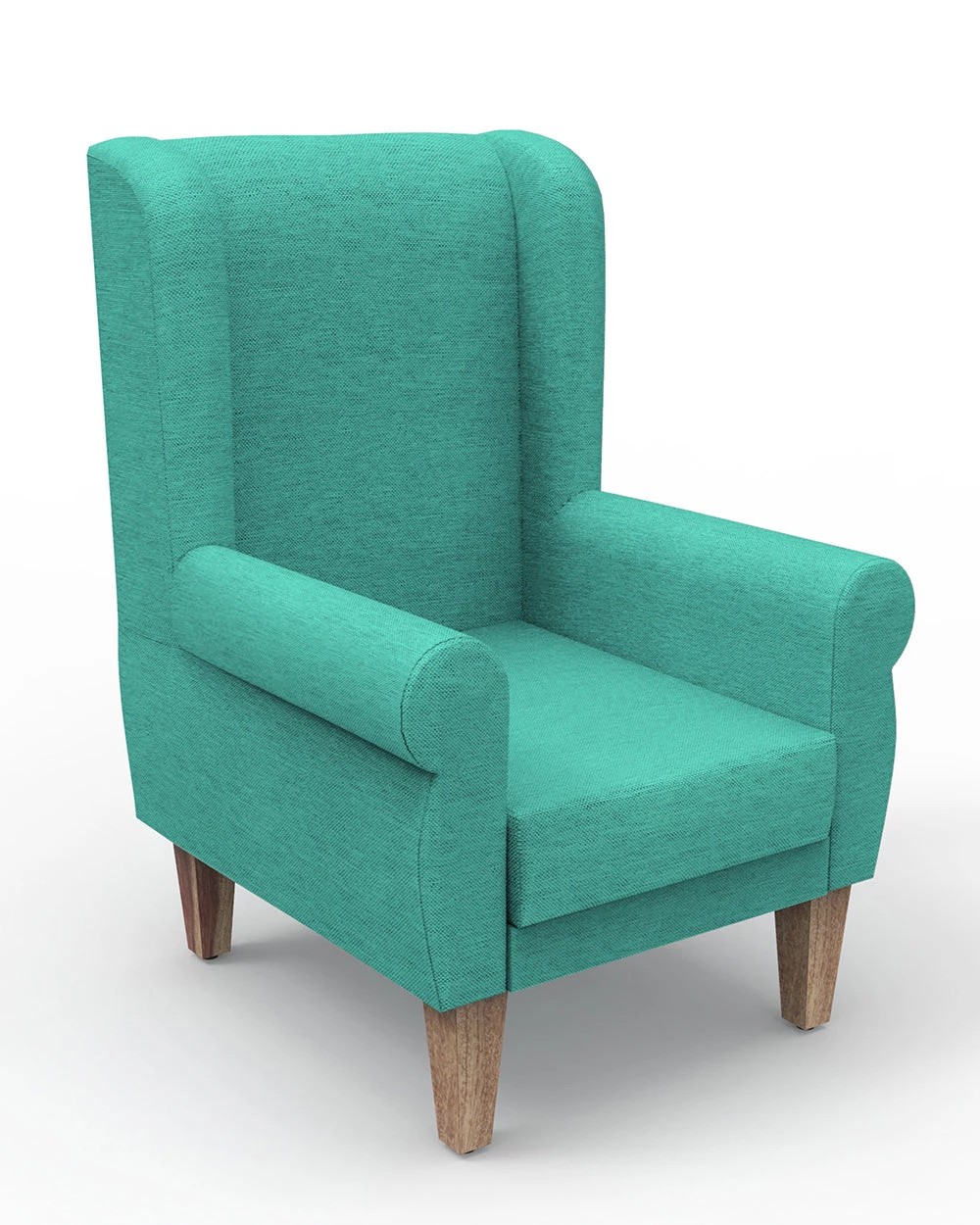 Chumbakdesign Furniture & Storage Begum Wing Chair - Maldivian Teal 5 Chumbakdesign Furniture & Storage Begum Wing Chair - Maldivian Teal
