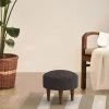Chumbakdesign Furniture & Storage Begum Foot Rest -Brown Coal