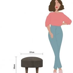 Chumbakdesign Furniture & Storage Begum Foot Rest -Brown Coal 16 Chumbakdesign Furniture & Storage Begum Foot Rest -Brown Coal