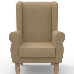 Chumbakdesign Begum Wing Chair - Beach Beige Furniture & Storage