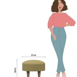 Chumbakdesign Begum Foot Rest - Plain