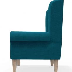 Chumbakdesign Begum Wing Chair - Mediterranian Blue Furniture & Storage