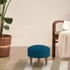 Chumbakdesign Furniture & Storage Begum Foot Rest -Mediterranian Blue 1 Chumbakdesign Furniture & Storage Begum Foot Rest -Mediterranian Blue