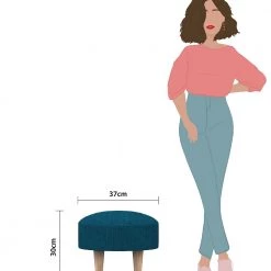 Chumbakdesign Begum Foot Rest - Plain