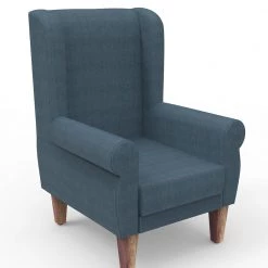 Chumbakdesign Begum Wing Chair - Sailor Blue 15 Chumbakdesign Begum Wing Chair - Sailor Blue