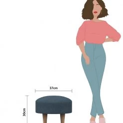 Chumbakdesign Begum Foot Rest - Plain