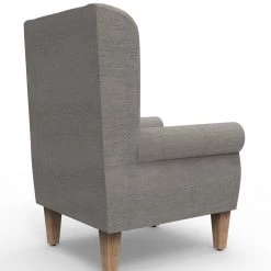 Chumbakdesign Furniture & Storage Begum Wing Chair - Bangalore Grey