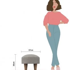 Chumbakdesign Furniture & Storage Begum Foot Rest -Bangalore Grey 14 Chumbakdesign Furniture & Storage Begum Foot Rest -Bangalore Grey