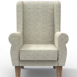 Chumbakdesign Begum Wing Chair - Srilanka Ivory Furniture & Storage