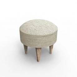 Chumbakdesign Furniture & Storage Begum Foot Rest -Srilanka Ivory