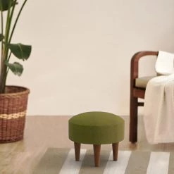 Chumbakdesign Begum Foot Rest -Savanna Green