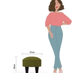 Chumbakdesign Begum Foot Rest - Plain