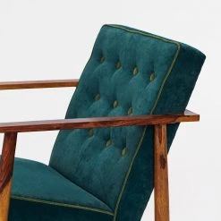 Chumbakdesign Memsaab Rocking Chair Velvet-Dark Green Furniture & Storage 12 Chumbakdesign Memsaab Rocking Chair Velvet-Dark Green Furniture & Storage