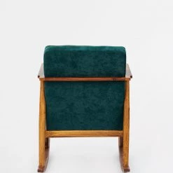 Chumbakdesign Memsaab Rocking Chair Velvet-Dark Green Furniture & Storage 13 Chumbakdesign Memsaab Rocking Chair Velvet-Dark Green Furniture & Storage