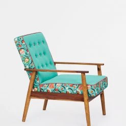 Chumbakdesign Memsaab Arm Chair - Tuffted Teal Furniture & Storage