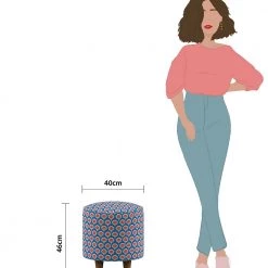 Chumbakdesign The French Pouffe - Printed 96 Chumbakdesign The French Pouffe - Printed