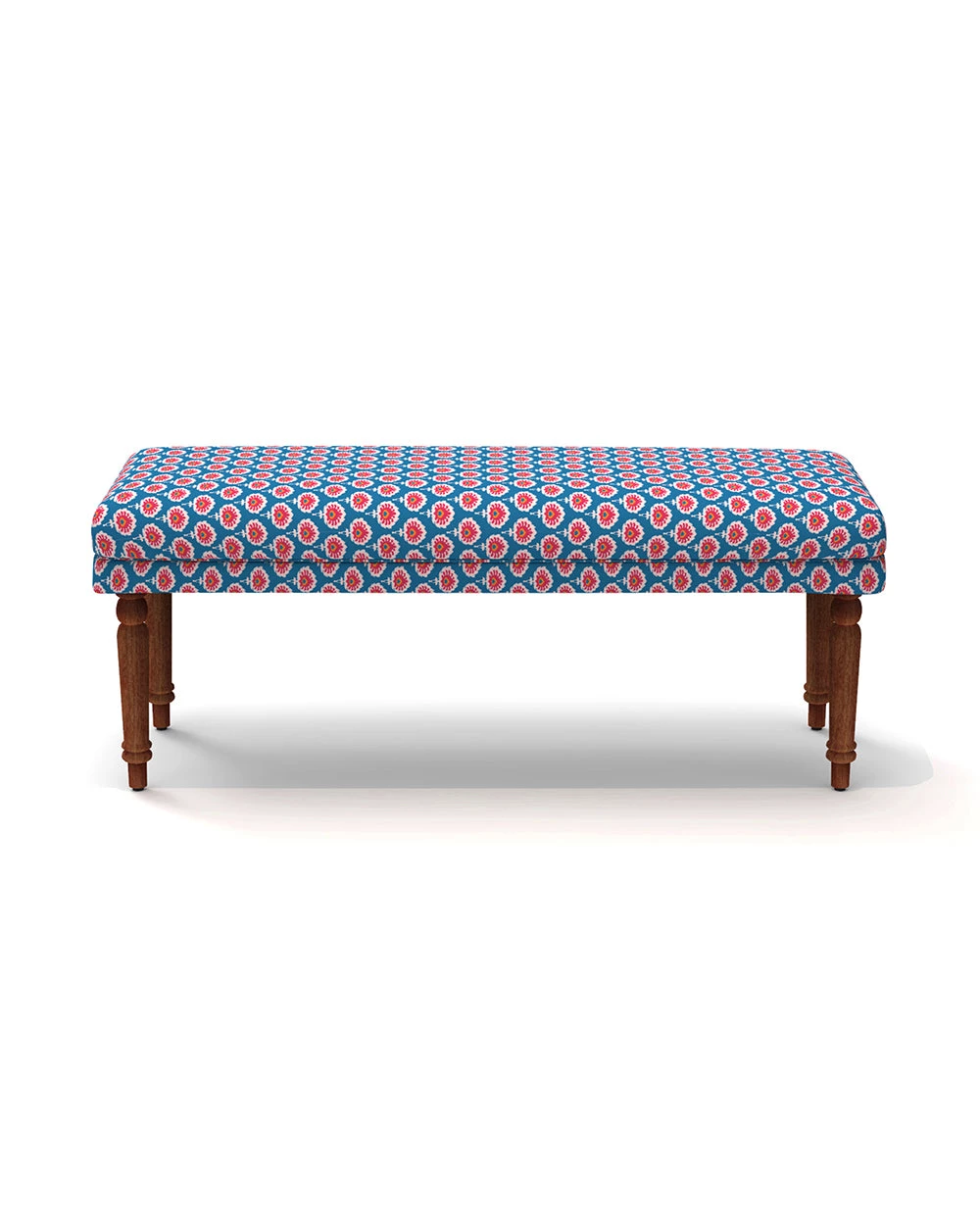 Chumbakdesign Furniture & Storage Nawaab Bench - Blue Ikkat 5 Chumbakdesign Furniture & Storage Nawaab Bench - Blue Ikkat