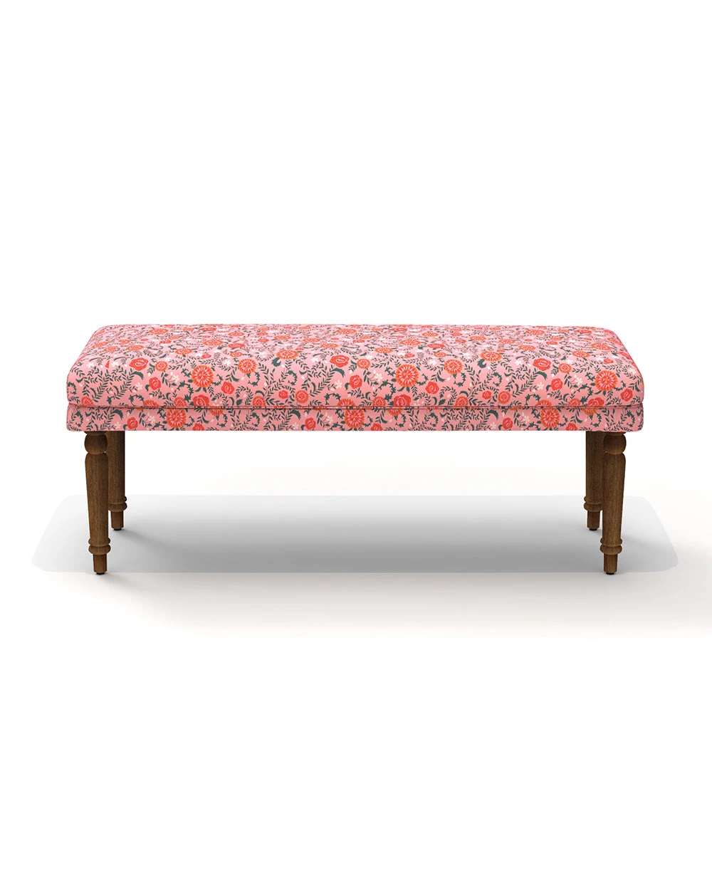 Chumbakdesign Furniture & Storage Nawaab Bench - Earthy Floral 5 Chumbakdesign Furniture & Storage Nawaab Bench - Earthy Floral