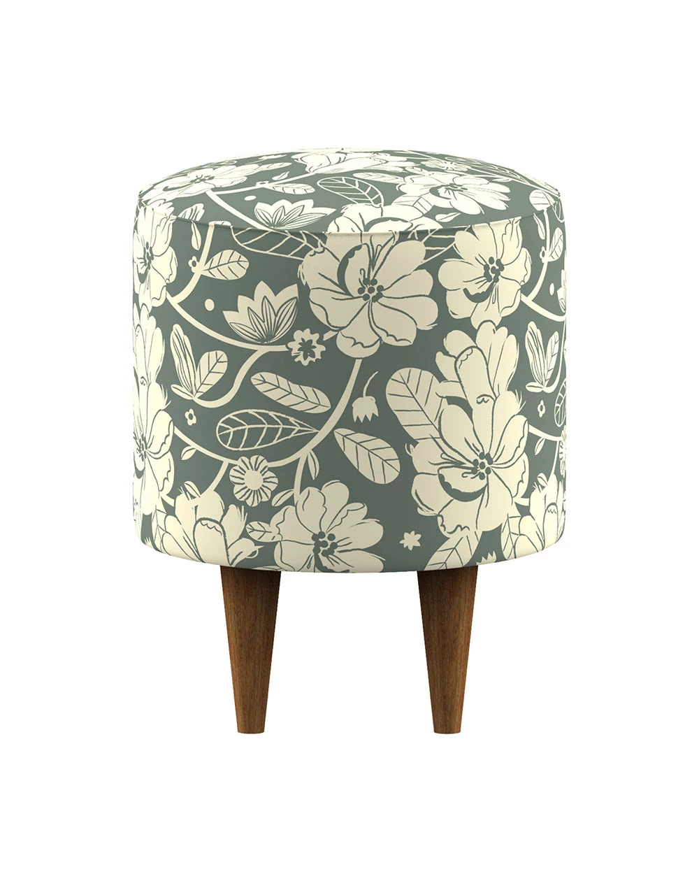 Chumbakdesign Furniture & Storage French Pouffe - Grey's Garden 4 Chumbakdesign Furniture & Storage French Pouffe - Grey's Garden