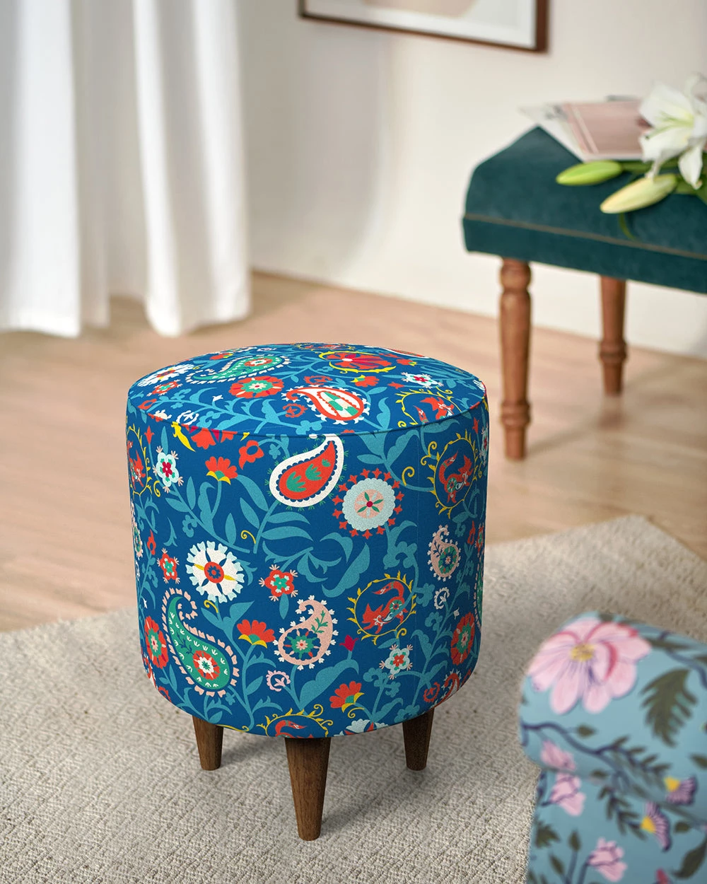 Chumbakdesign The French Pouffe - Printed 51 Chumbakdesign The French Pouffe - Printed
