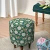 Chumbakdesign Furniture & Storage French Pouffe - Spring Marigold Green