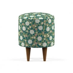 Chumbakdesign Furniture & Storage French Pouffe - Spring Marigold Green