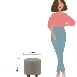 Chumbakdesign Furniture & Storage French Pouffe - Plain