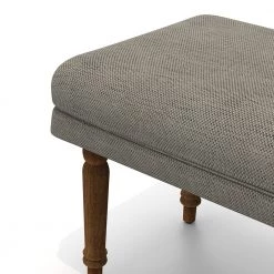 Chumbakdesign Nawaab Bench - Bangalore Grey Furniture & Storage