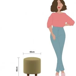 Chumbakdesign Furniture & Storage French Pouffe - Plain